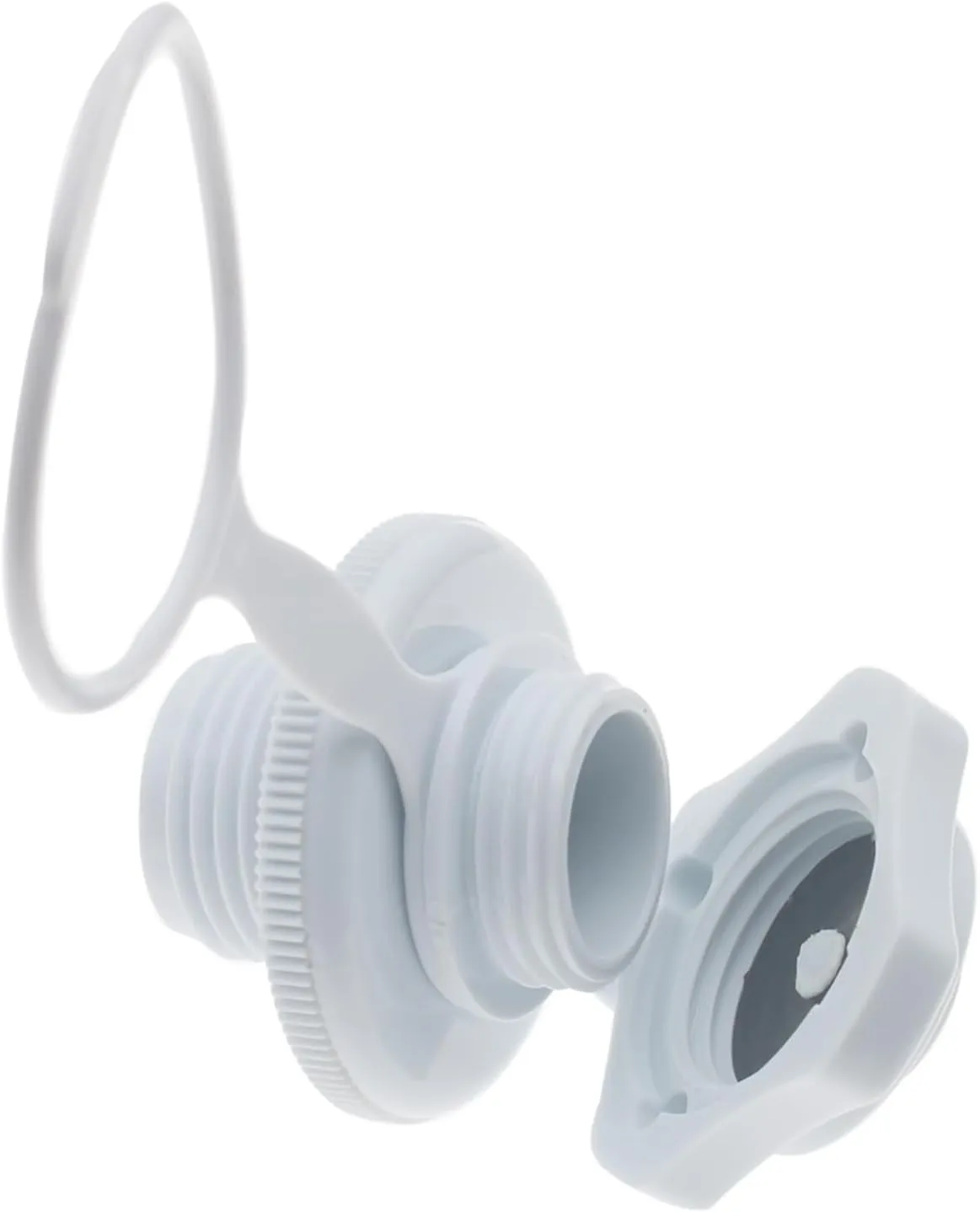 2pcs Inflatable Boat Air Valve 24mm Plastic Air Valve Caps for Inflatables Towable Tube Plug for Inflatable Raft Boat Kayak