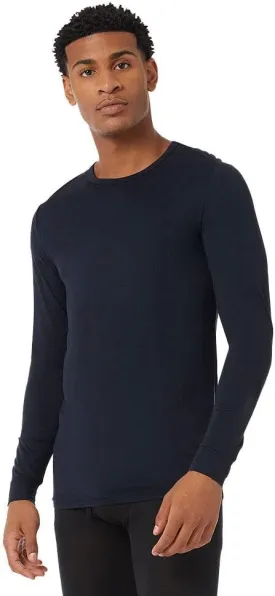 32 Degrees Men's Lightweight Baselayer Crew Top | Long Sleeve | Form Fitting | 4-Way Stretch | Thermal
