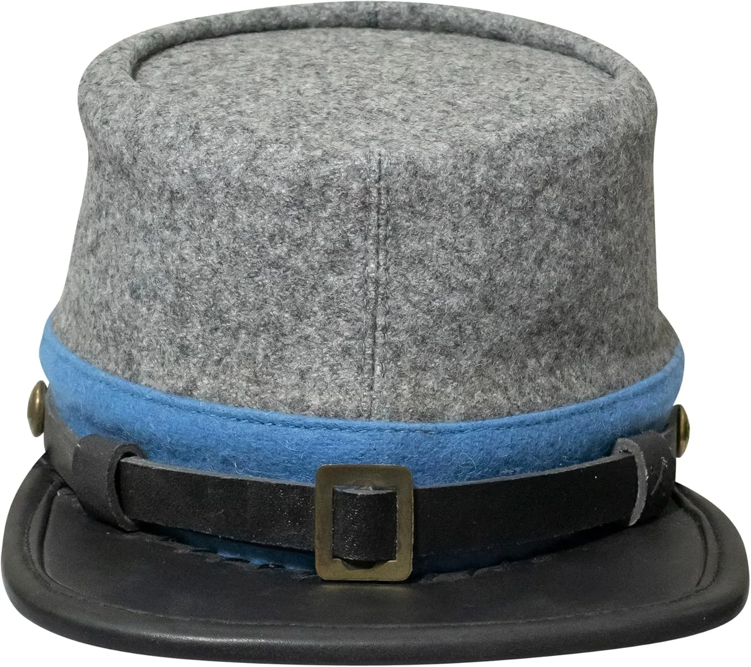 American Civil War CSA Confederate Kepi With Sky band (plain), Forage Cap/Hat  100% Wool