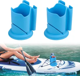 ANGAR Paddleboard Cup Holder, Paddle Board and Kayak Drink Holder, 2-in-1 Anti-Flip Drink & Phone Holder