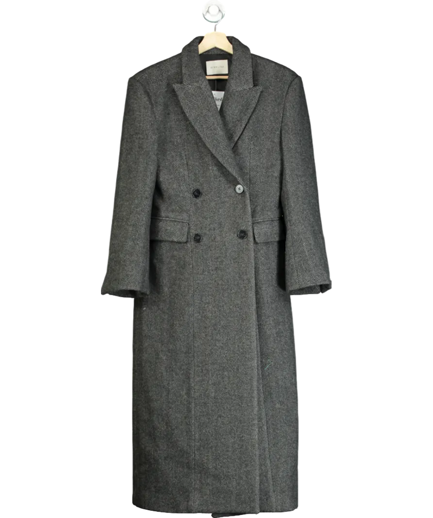 By Malina Grey Tweed Lucy Coat UK S
