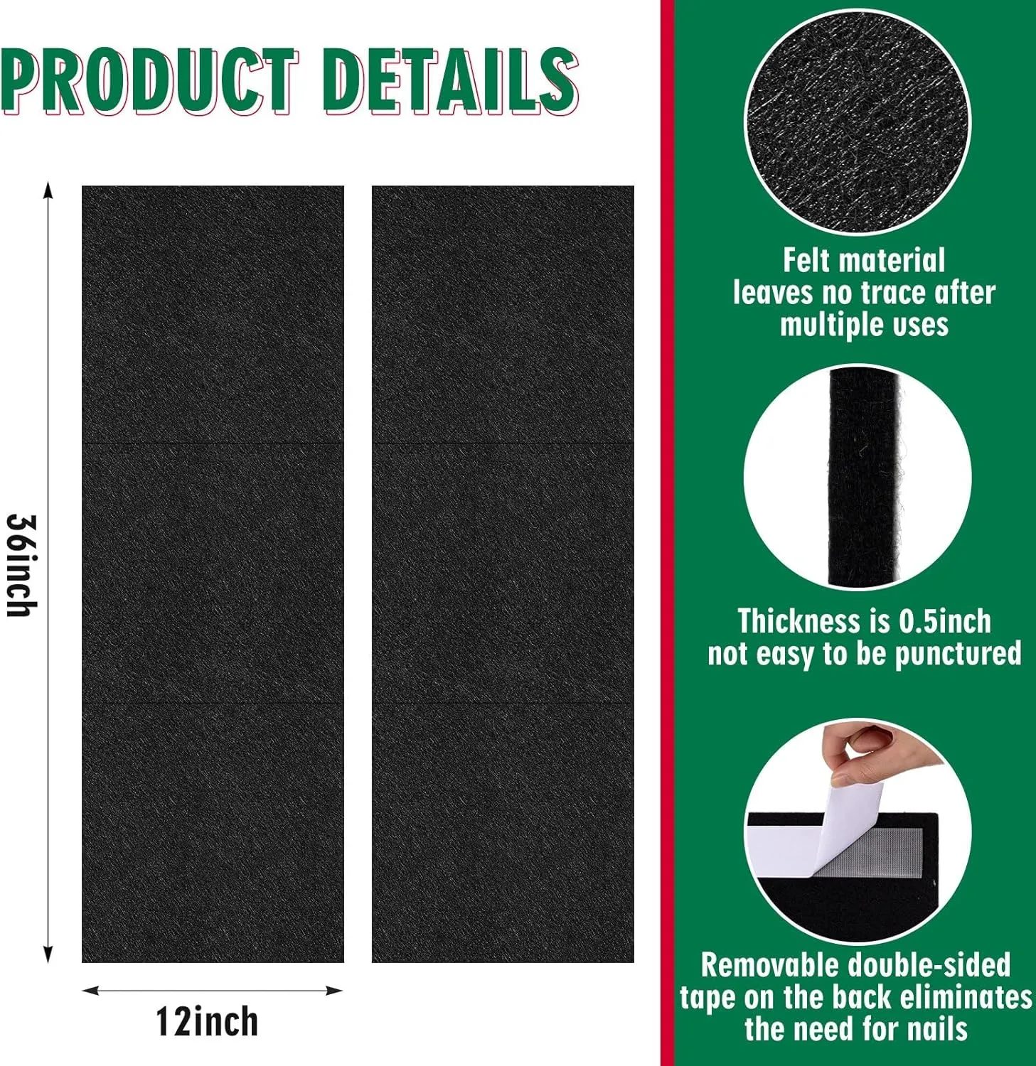 Dart Board Backing Felt Wall Tiles Cork Dart Board Backer Alternative