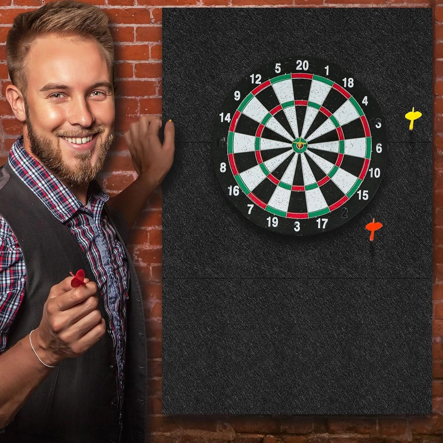 Dart Board Backing Felt Wall Tiles Cork Dart Board Backer Alternative