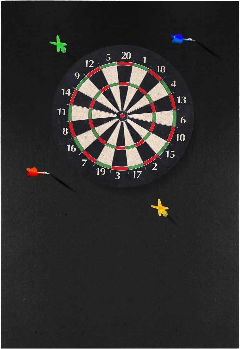 Dart Board Wall Protectors, 36" H X 24" W X 0.5" Thickness, Felt Wall Tiles Dart Board Wall Protector, Dart Board Surround, Dartboard Wall Protector, Dart Board Backboards Cork Board Alternative