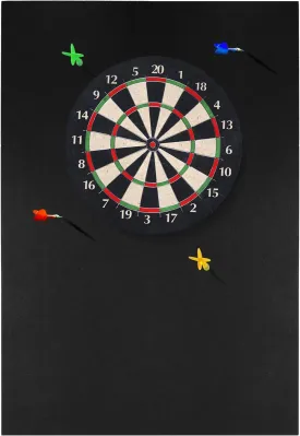 Dart Board Wall Protectors, 36" H X 24" W X 0.5" Thickness, Felt Wall Tiles Dart Board Wall Protector, Dart Board Surround, Dartboard Wall Protector, Dart Board Backboards Cork Board Alternative