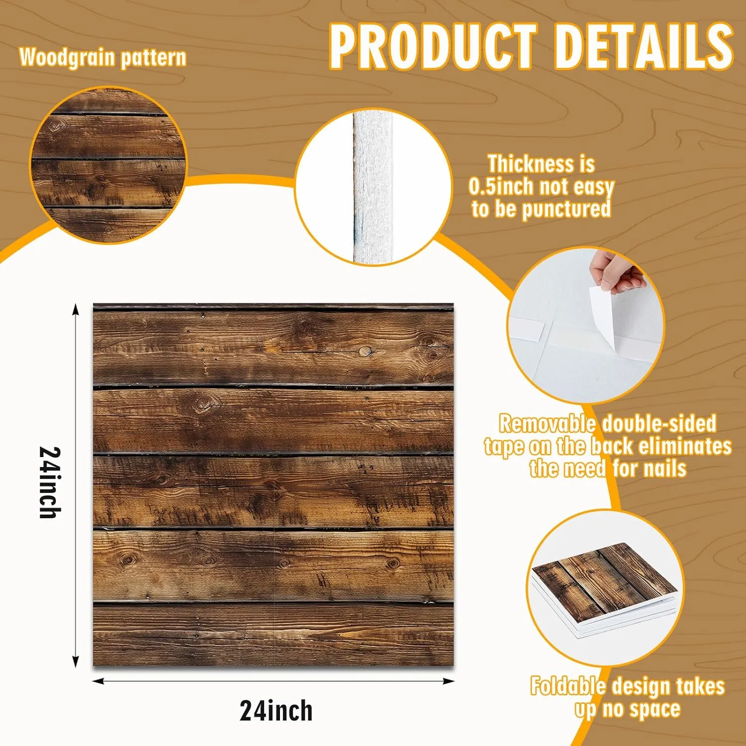 Felt Wood Grain Dart Board Wall Protectors Square Dart Board Backing Tiles Dartboard Backboard Cork Backboard Alternative