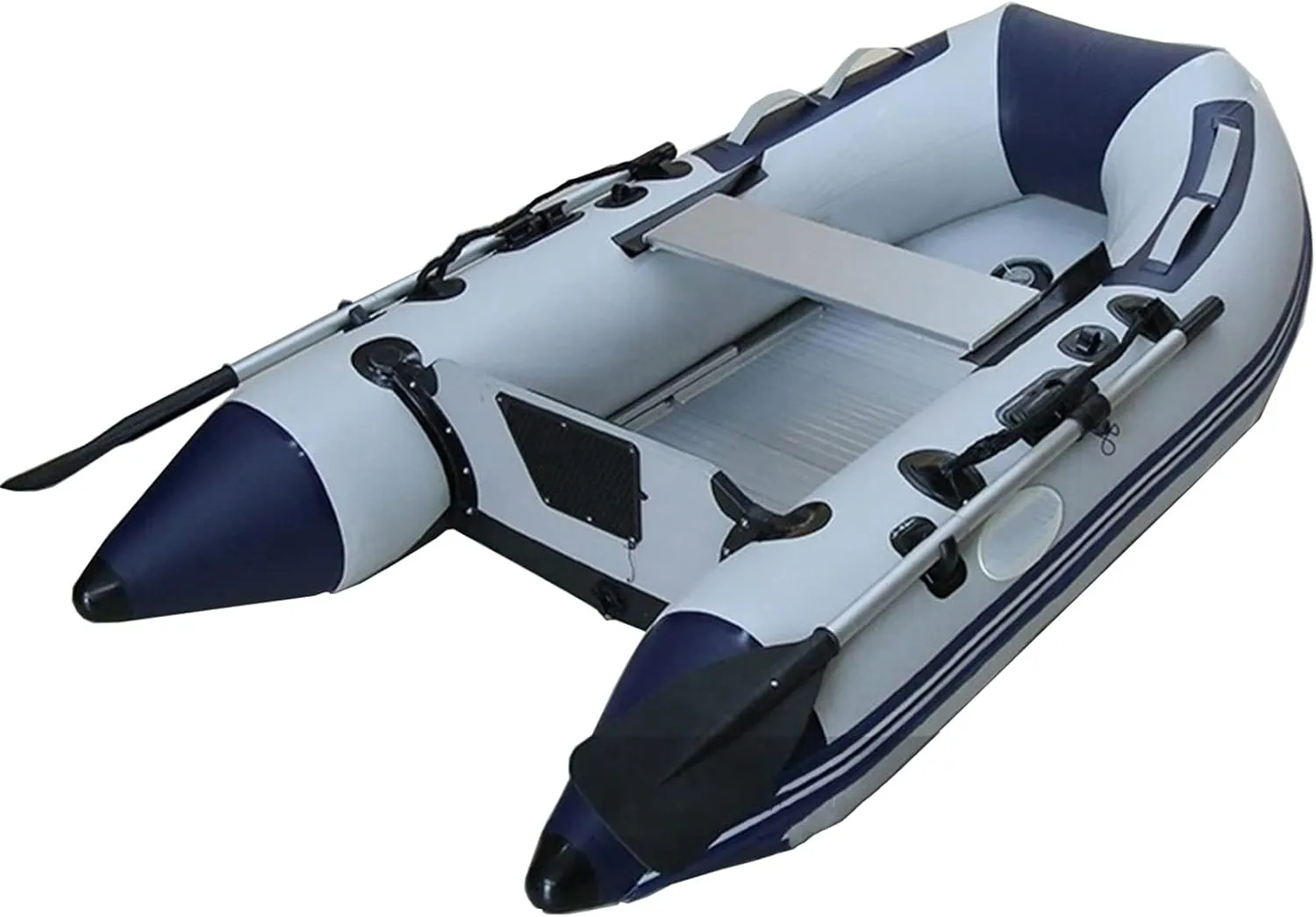 Inflatable Kayak Touring Assault Boat 2 People Portable Fishing Boat Comfort Adults Dinghy Thickened Canoe Raft Casual Hovercraft Dinghies Drifting Boat