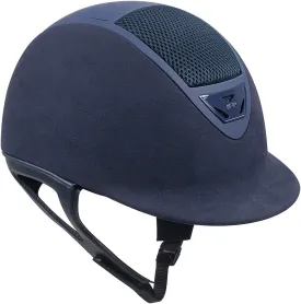IRH XLT Horse Riding Helmet, Navy Suede with Matte Frame, Medium
