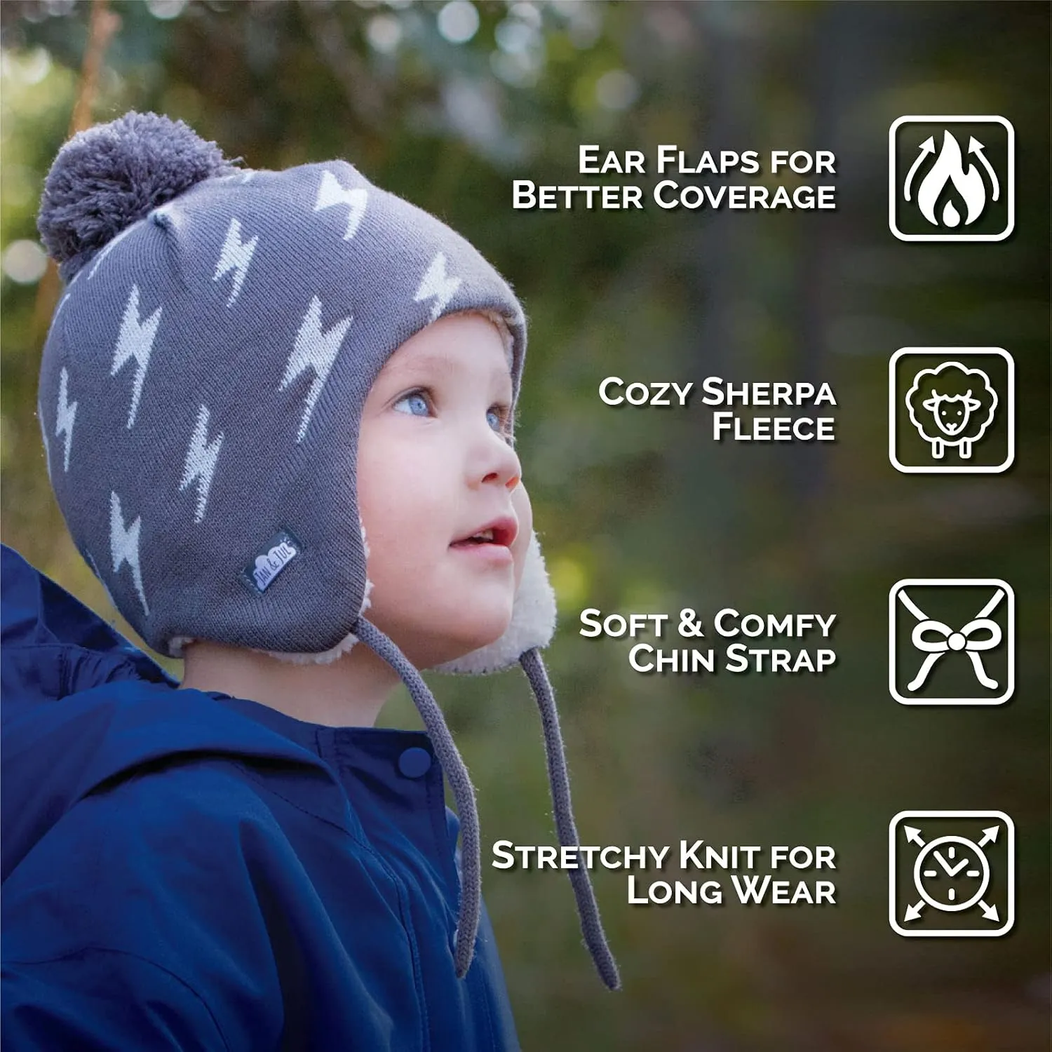 JAN & JUL Baby Toddler Kids Fall Winter Beanie Hat