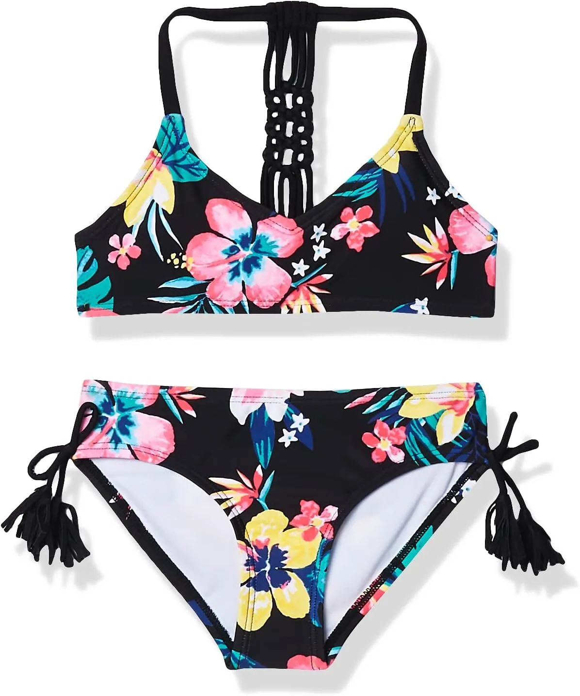 Kanu Surf Girls' Willow V-Neck Bikini Beach Sport 2-Piece Swimsuit