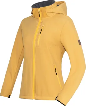 Little Donkey Andy Womens Softshell Jacket, Ski Snowboarding Jacket with Removable Hood, Fleece Lined