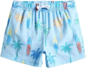 maamgic Boys Swim Trunks Stretch Quick Dry Swim Shorts Kids Bathing Suits Toddler Boy Swimsuit Swimwear