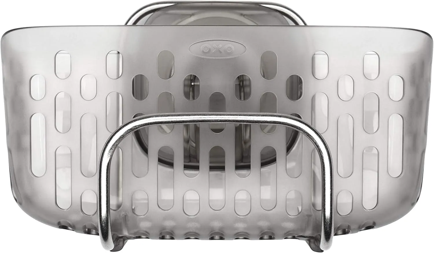 OXO Good Grips Stronghold Suction Sinkware Organizer for kitchen - Plastic, Gray, One Size
