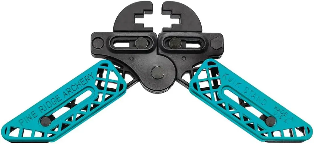 Pine Ridge Archery Kwik Stand Bow Support, Fit on Most Bow Limbs, Perfect for Ground or Box Blind Hunting