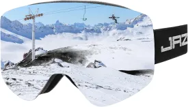 Premium Kids Ski Goggles, Anti-Fog Snowboarding Goggles with UV400 Protection, Anti Slip Silicone Elastic Strap