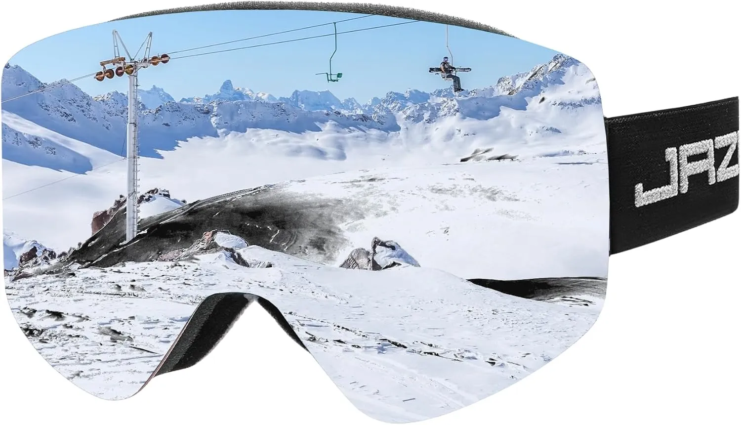 Premium Kids Ski Goggles, Anti-Fog Snowboarding Goggles with UV400 Protection, Anti Slip Silicone Elastic Strap