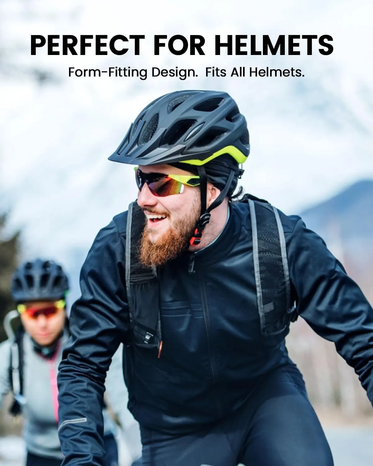 Zylioo XXL Oversize Cycling Skull Cap,Cooling Helmet Liner Sweat Liner, Sun Protection Running Bike Cap Lightweight